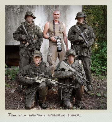 Tom (MILPICTURES) with austrian airborne sniper.