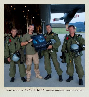 Tom (MILPICTURES) presents his calendar the SOF HAHO paratrooper.